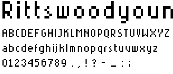 RittswoodYoung Extended font